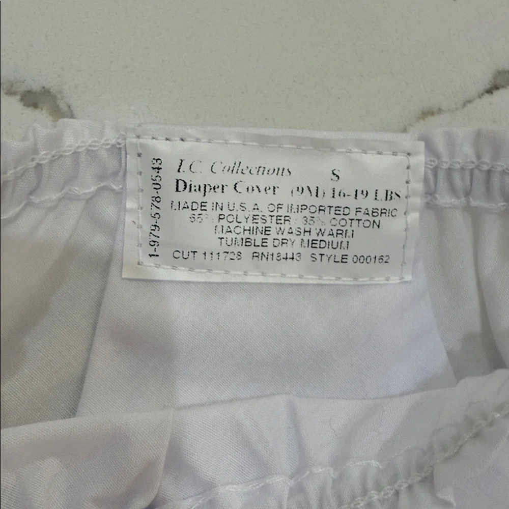 ‘C’ Floral & Bow Monogrammed Bloomers NWOT
